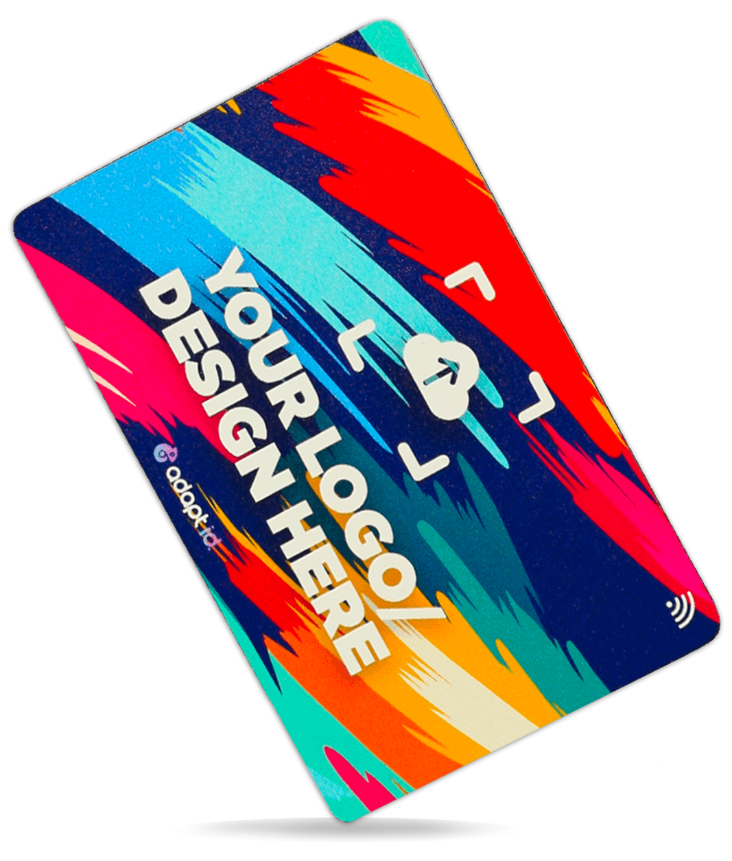 Contactless Bespoke Eco-Friendly Business Card 'Black Edges' PLA